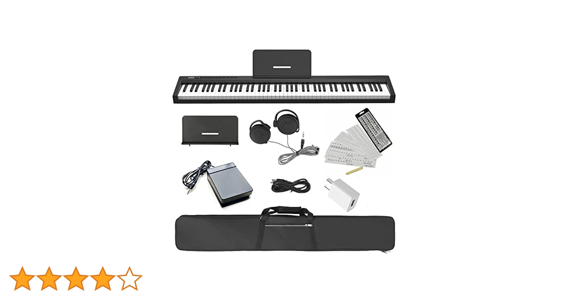 Amazon | ニコマク NikoMaku 電子ピアノ 88鍵盤 SWAN コンパクト